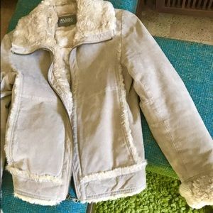 Wilson’s Genuine Suede Sherpa Retro Bomber Jacket